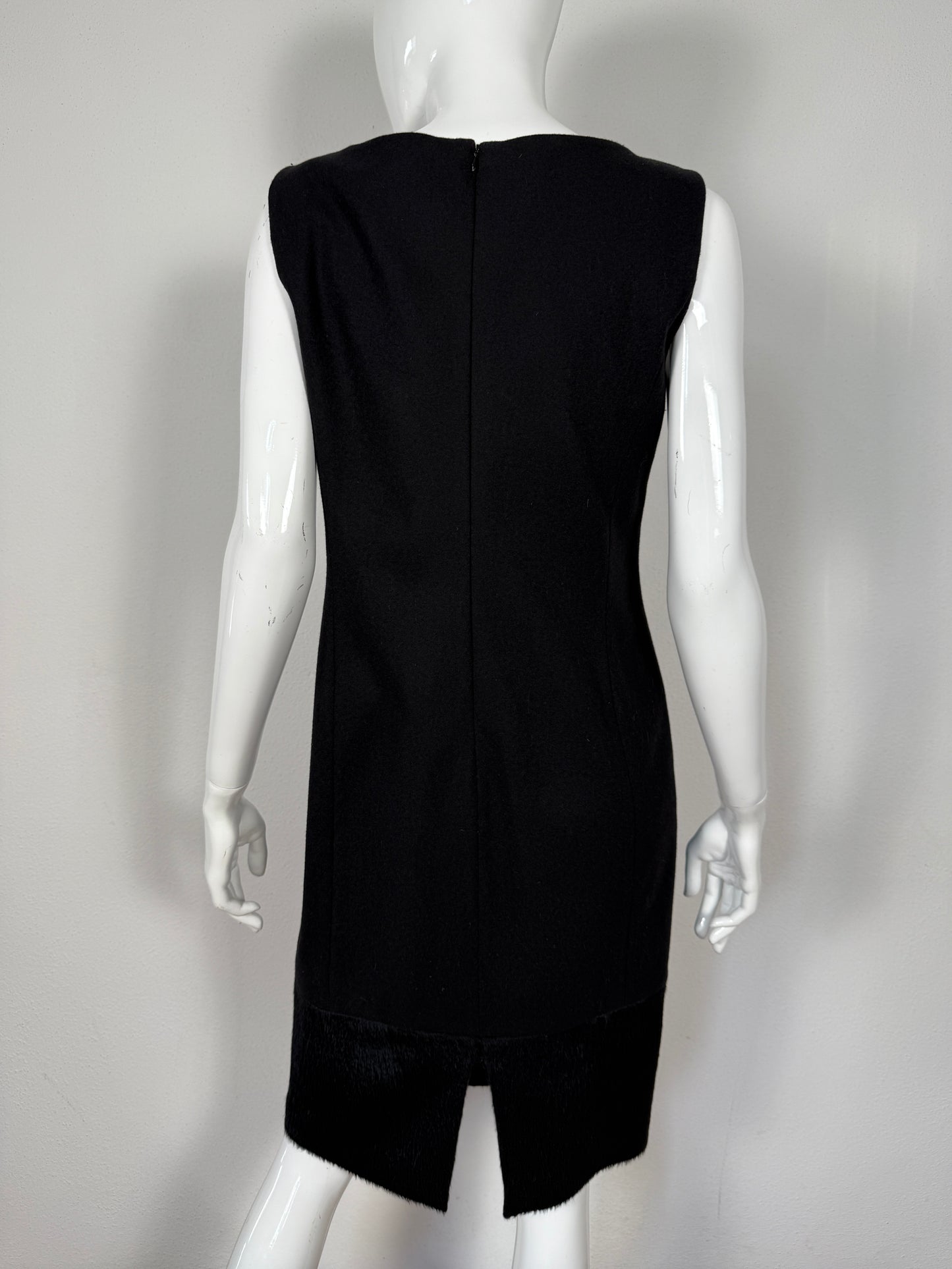 Abito smanicato Max Mara in pura lana - tg. 42