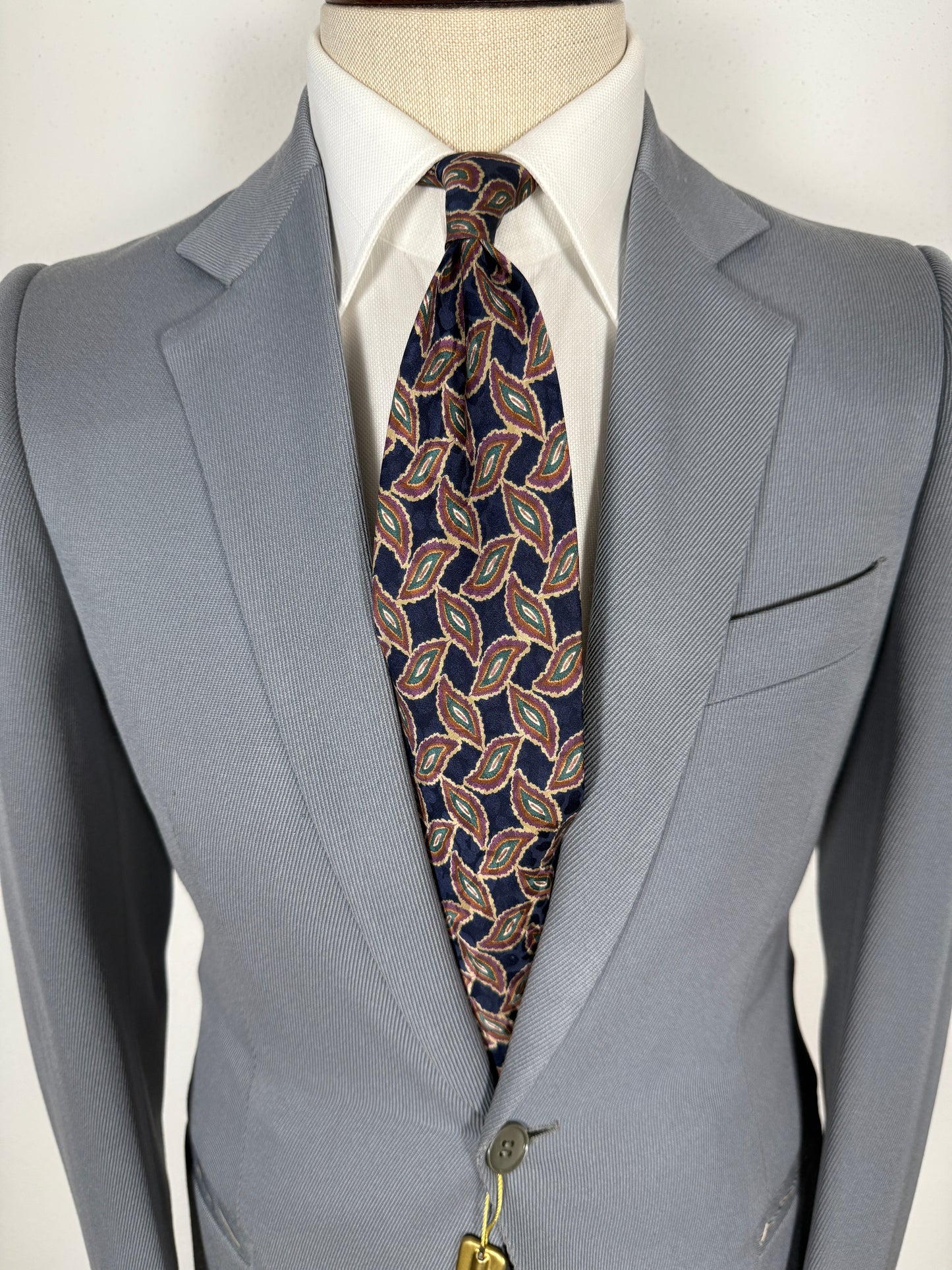 Completo anni ‘60/‘70 in twill a costa spessa carta da zucchero (NOS) - tg. 44