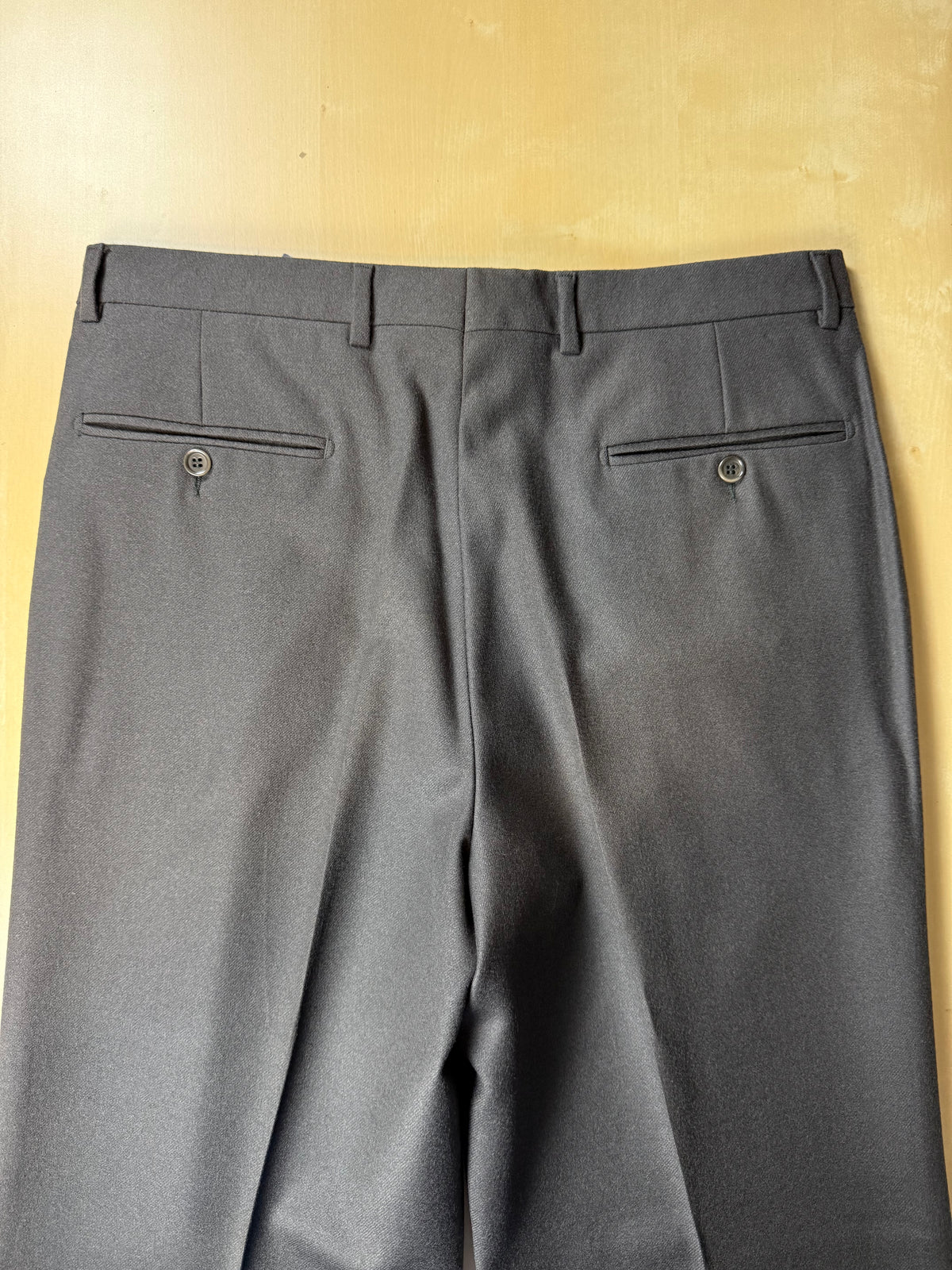 Pantaloni flanella verde scuro anni '80 (NOS) - tg. 48/50