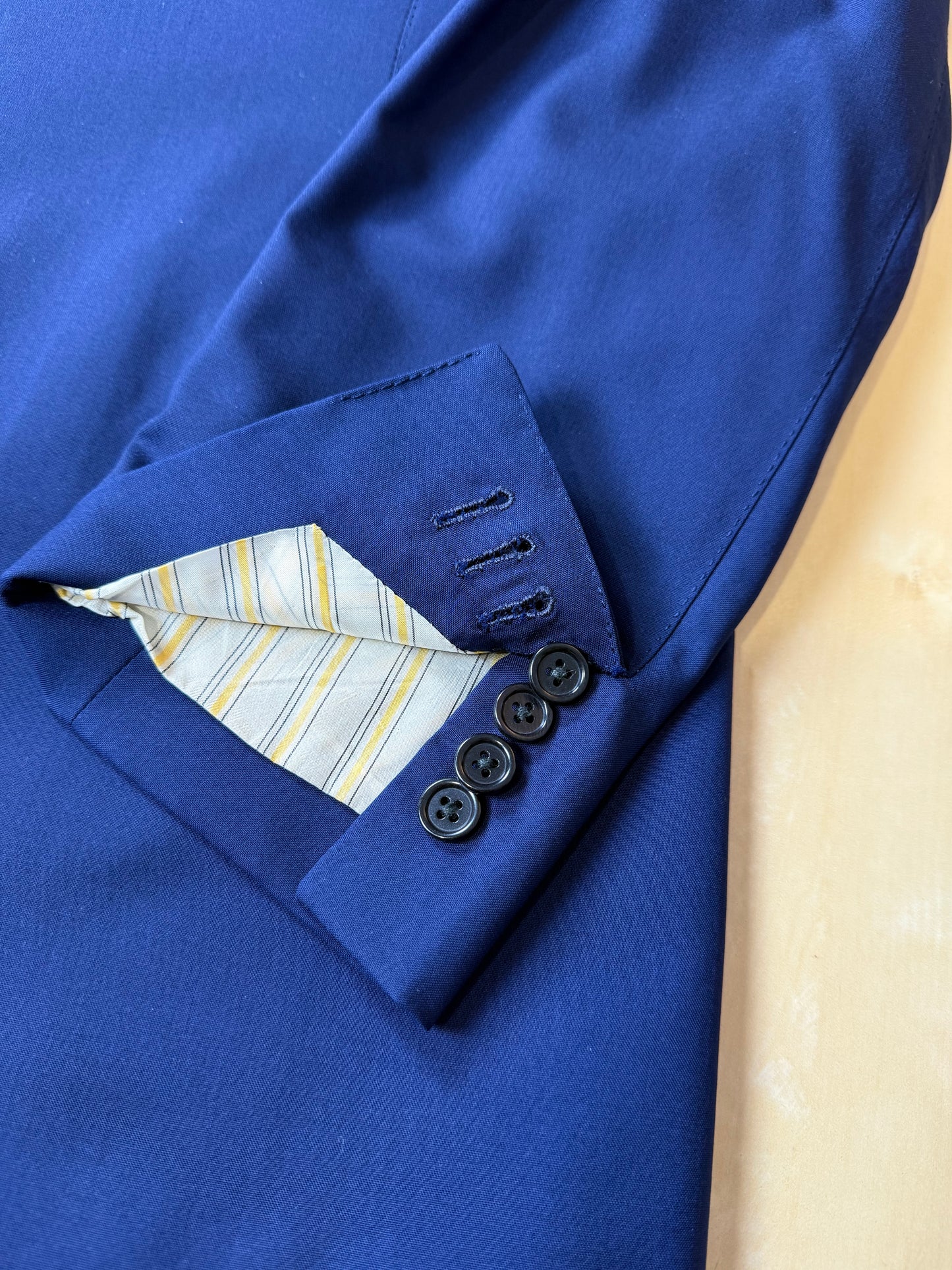 Giacca sartoriale in fresco lana blu - tg. 50/52