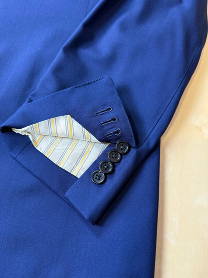 Giacca sartoriale in fresco lana blu - tg. 50/52