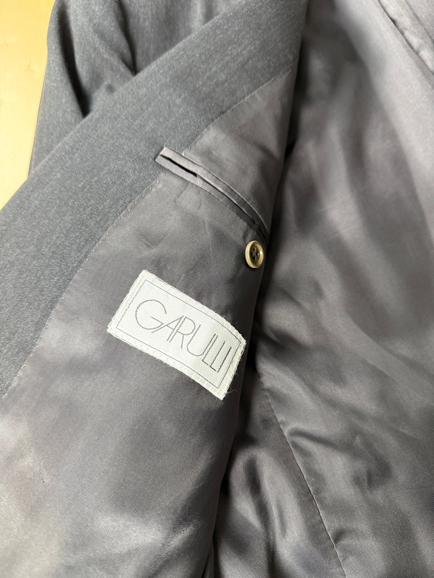 Giacca doppiopetto anni ‘80 flanella Tasmania Loro Piana - tg. 48/50