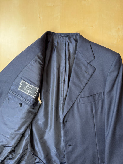 Giacca Brioni flanella lana e cashmere blu - tg. 50