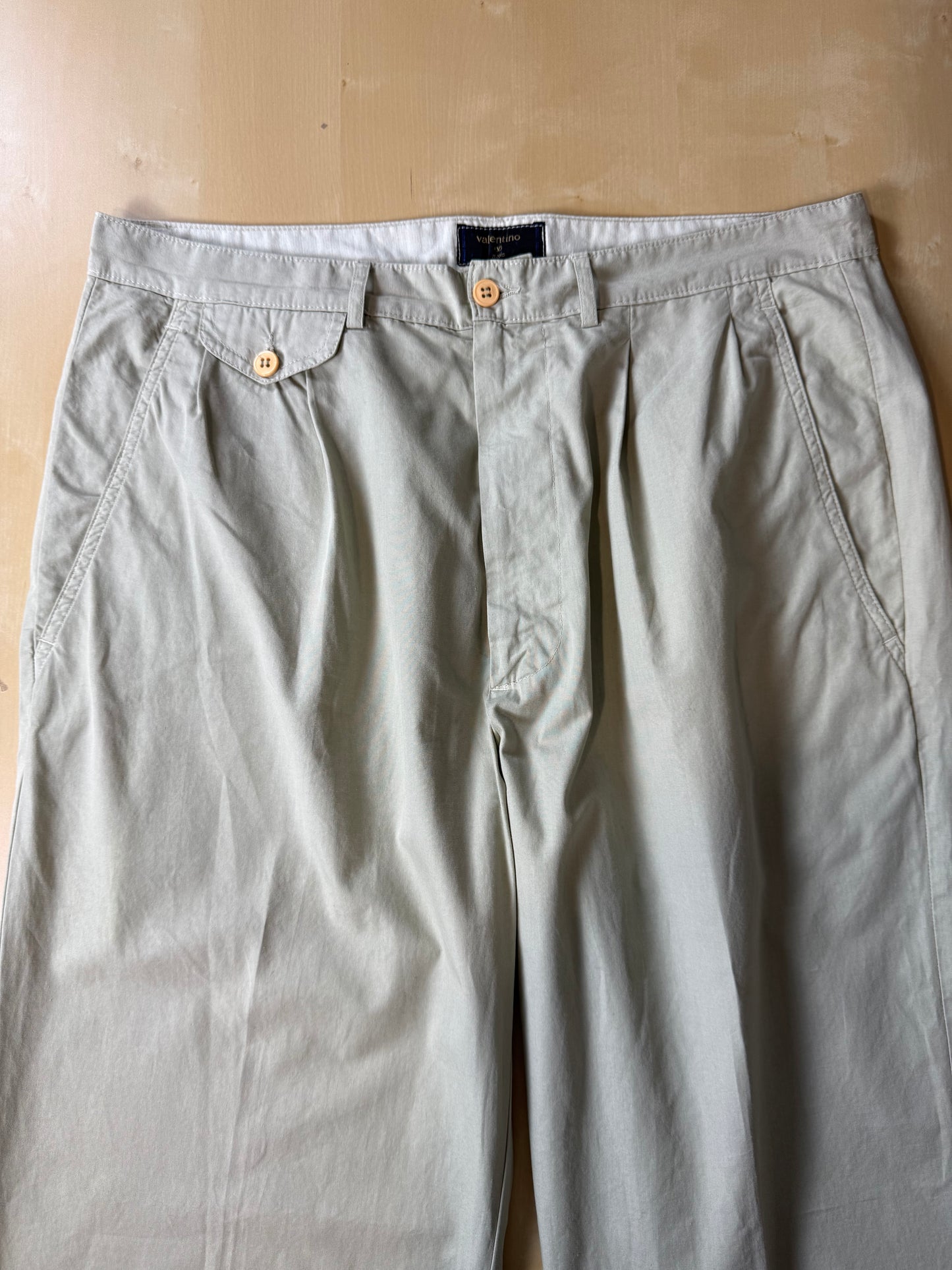 Pantaloni Valentino Jeans anni '80 tela di cotone - tg. 52