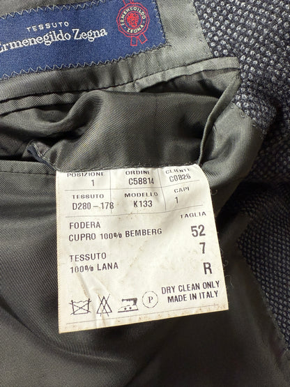 Giacca Caruso tessuto Zegna flanella occhio di pernice - tg. 52