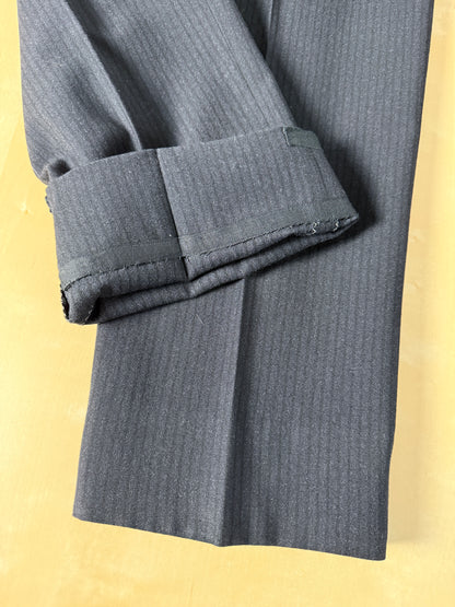 Completo sartoriale anni ‘50/‘60 monopetto revers a lancia - tg. 50 corta