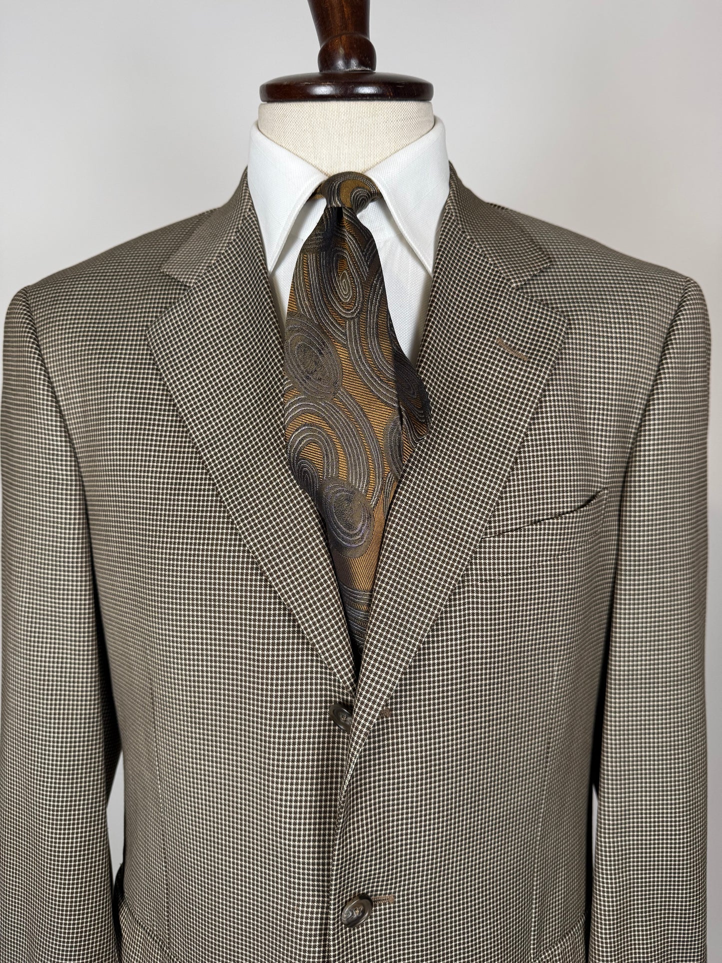 Giacca Corneliani flanella pettinata quadri - tg. 48