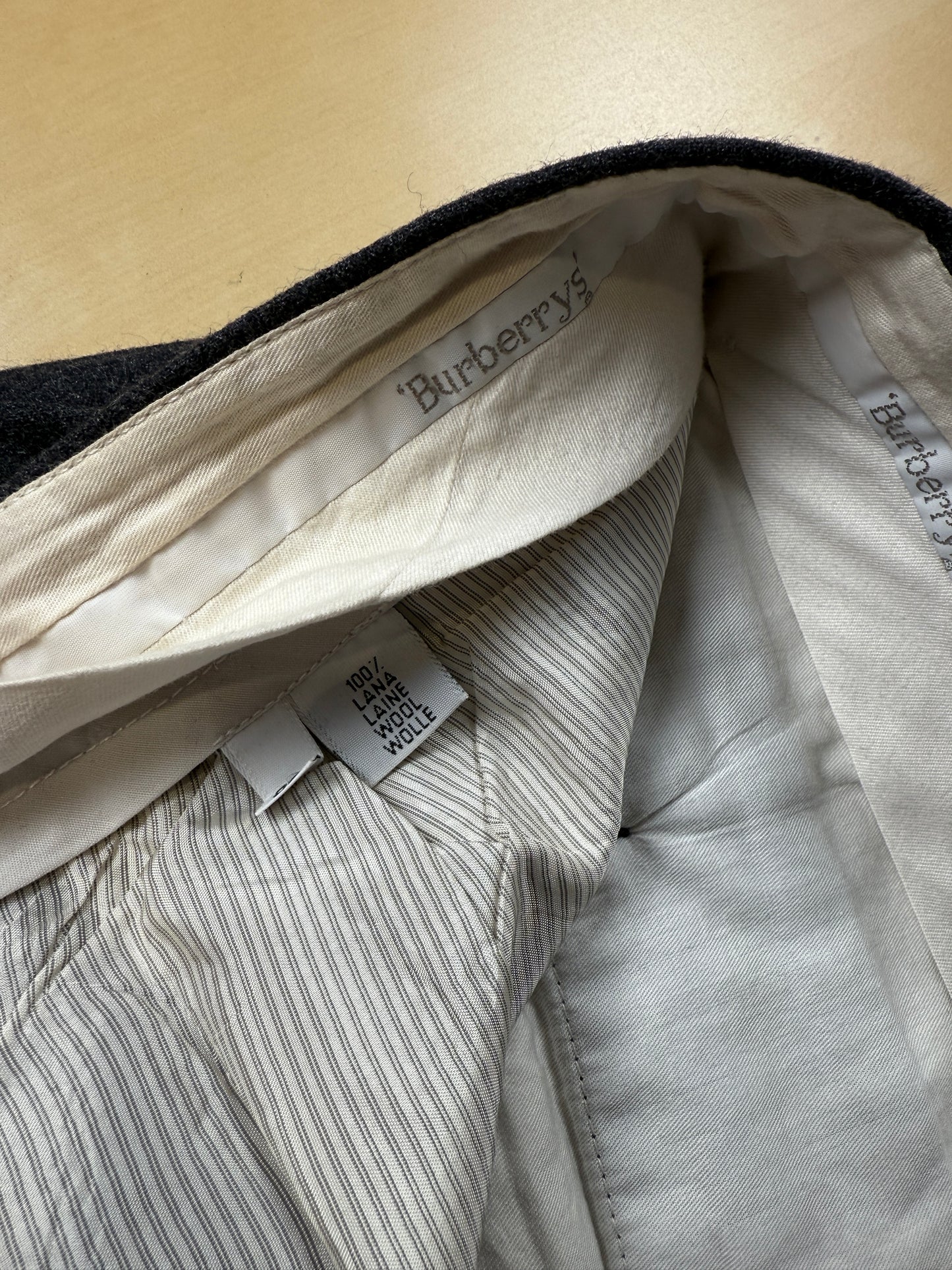 Pantaloni Burberrys flanella antracite - tg. 50