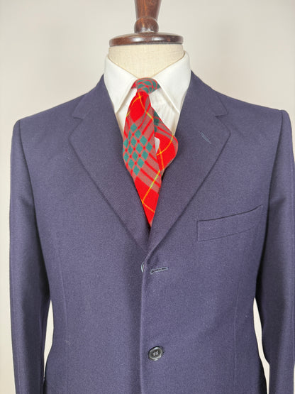 Completo anni ‘60 flanella blu - tg. 46