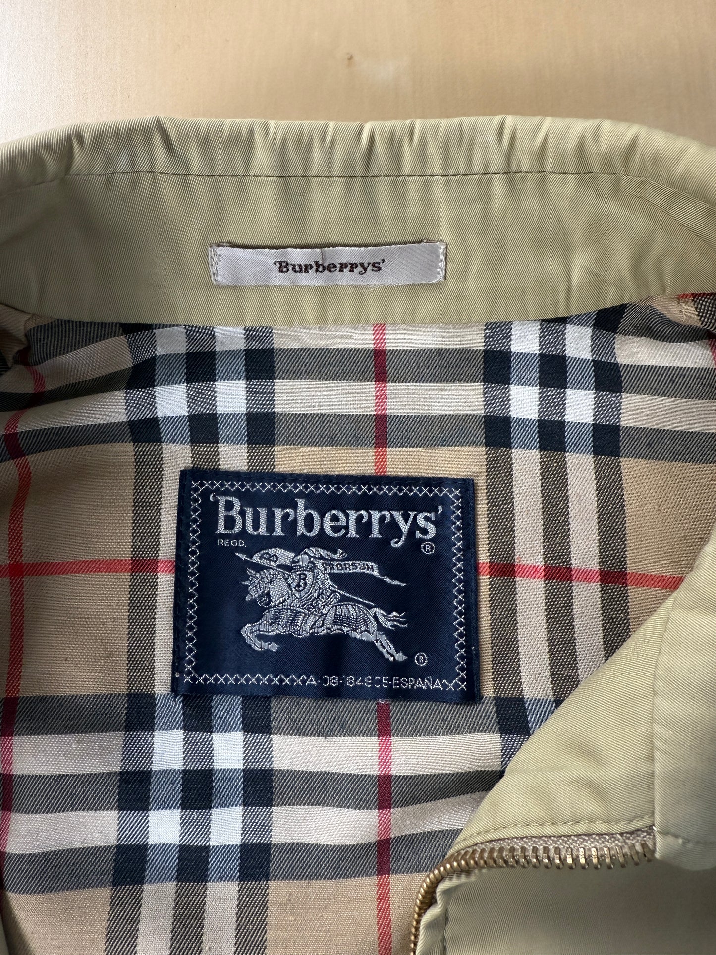 Bomber raglan Burberrys in gabardina - tg. 50/52