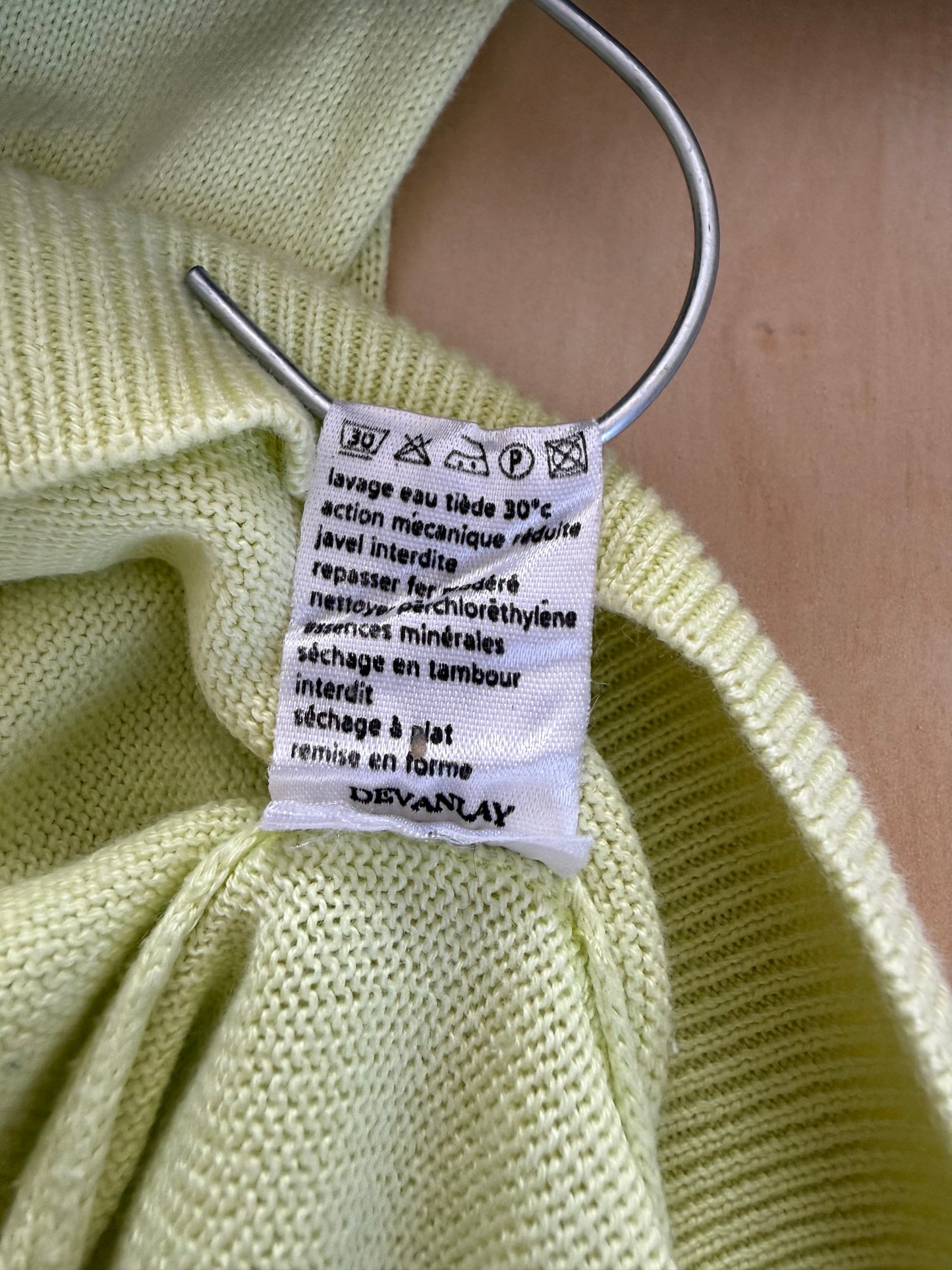 Pullover Lacoste giallo 100% cotone - M