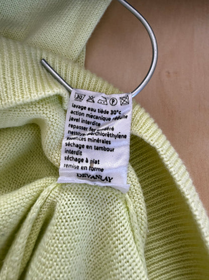 Pullover Lacoste giallo 100% cotone - M