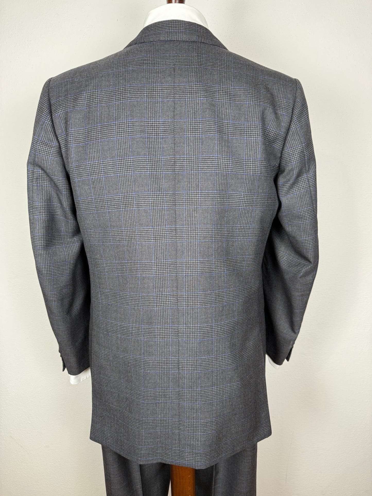 Completo 3 pezzi sartoriale principe di Galles - tg. 50