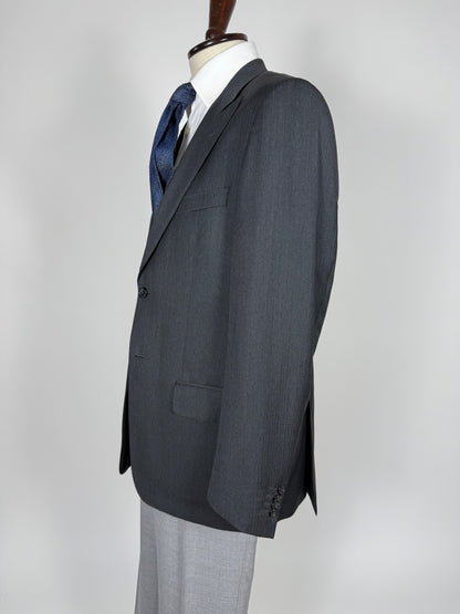 Giacca Valentino lana pettinata grigio spigato - tg. 52