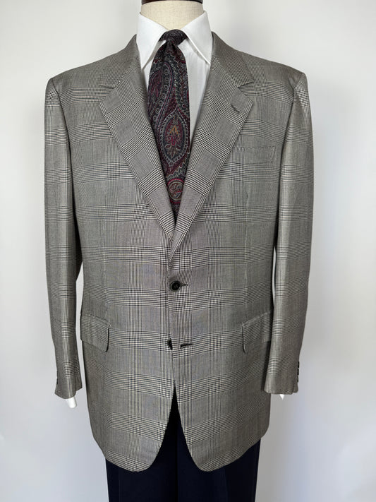 Giacca Brioni principe di Galles lana e seta - tg. 56