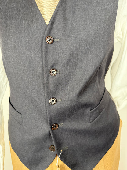 Panciotto in fresco lana grigio - tg. 48