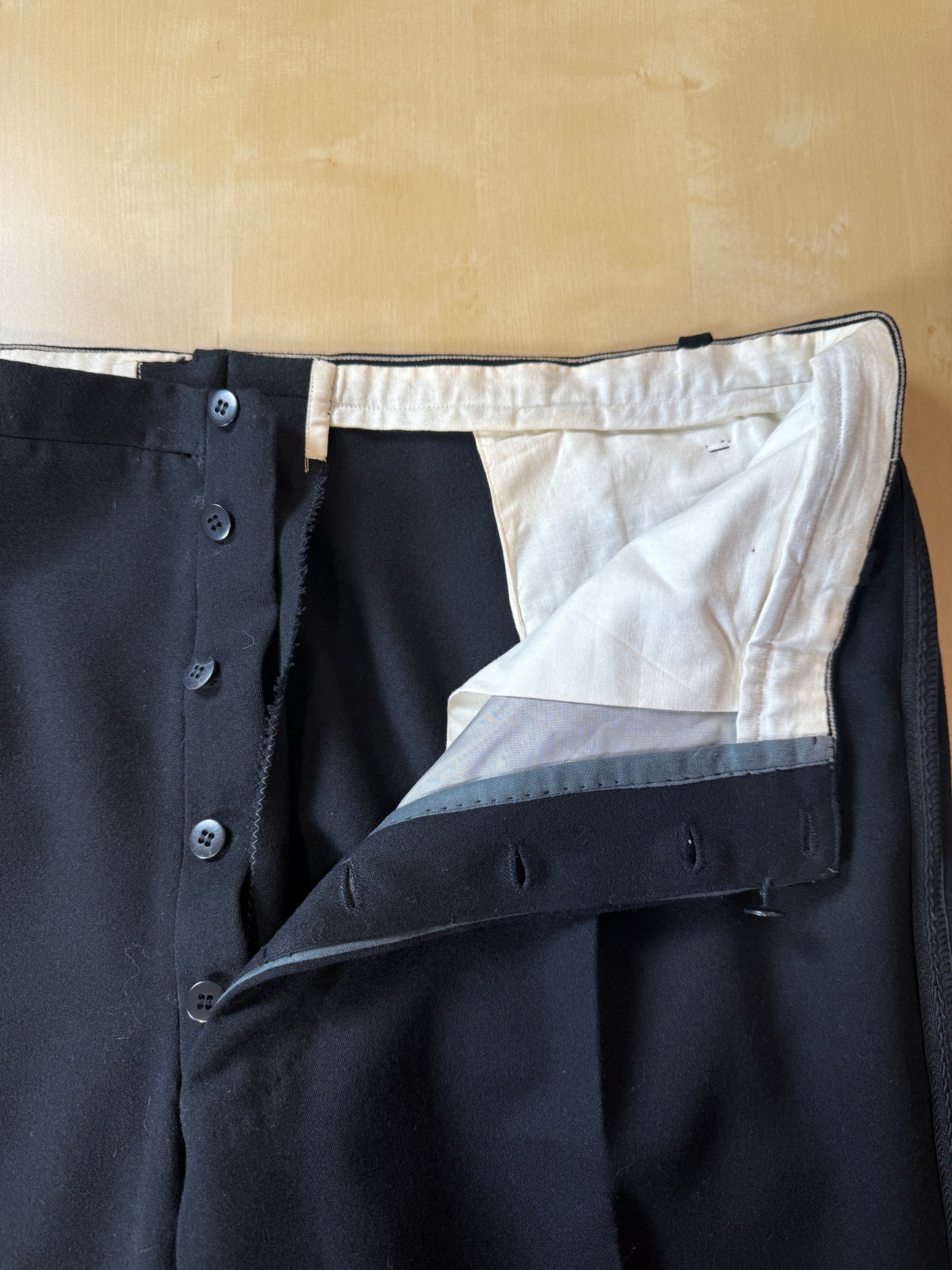 Smoking anni ‘60/‘70 monopetto revers a scialle - tg. 54/56 lunga