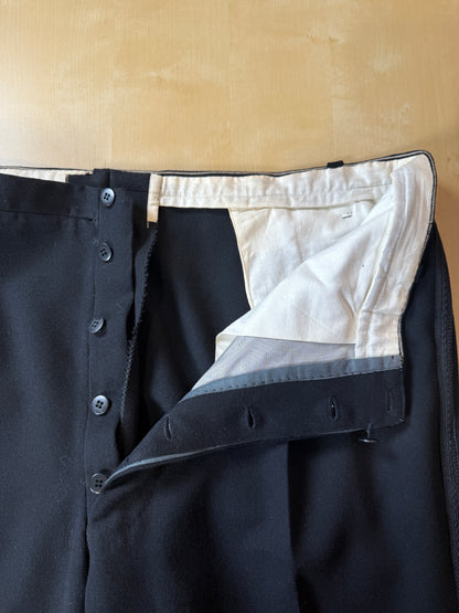 Smoking anni ‘60/‘70 monopetto revers a scialle - tg. 54/56 lunga