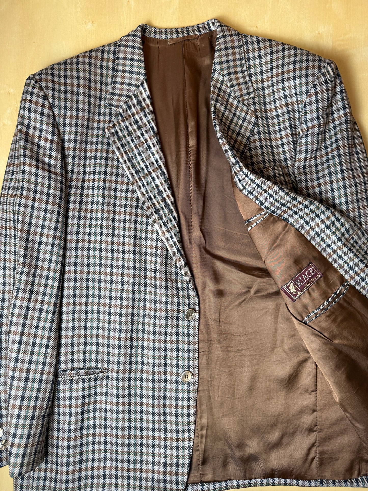 Giacca anni ‘70/‘80 quadri check - tg. 58