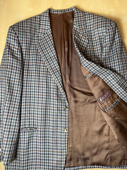 Giacca anni ‘70/‘80 quadri check - tg. 58