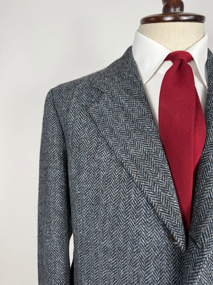 Giacca sartoriale Prandoni Milano in Harris Tweed - tg. 52, drop basso