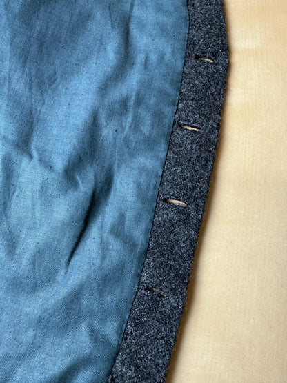 Panciotto sartoriale in tweed grigio antracite