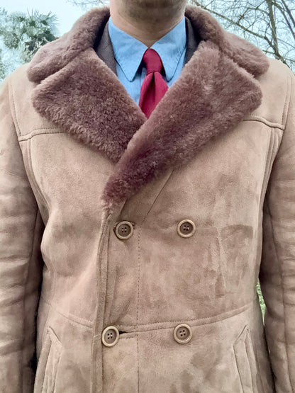 Shearling doppiopetto anni ‘70 - tg. 46-48 (M)