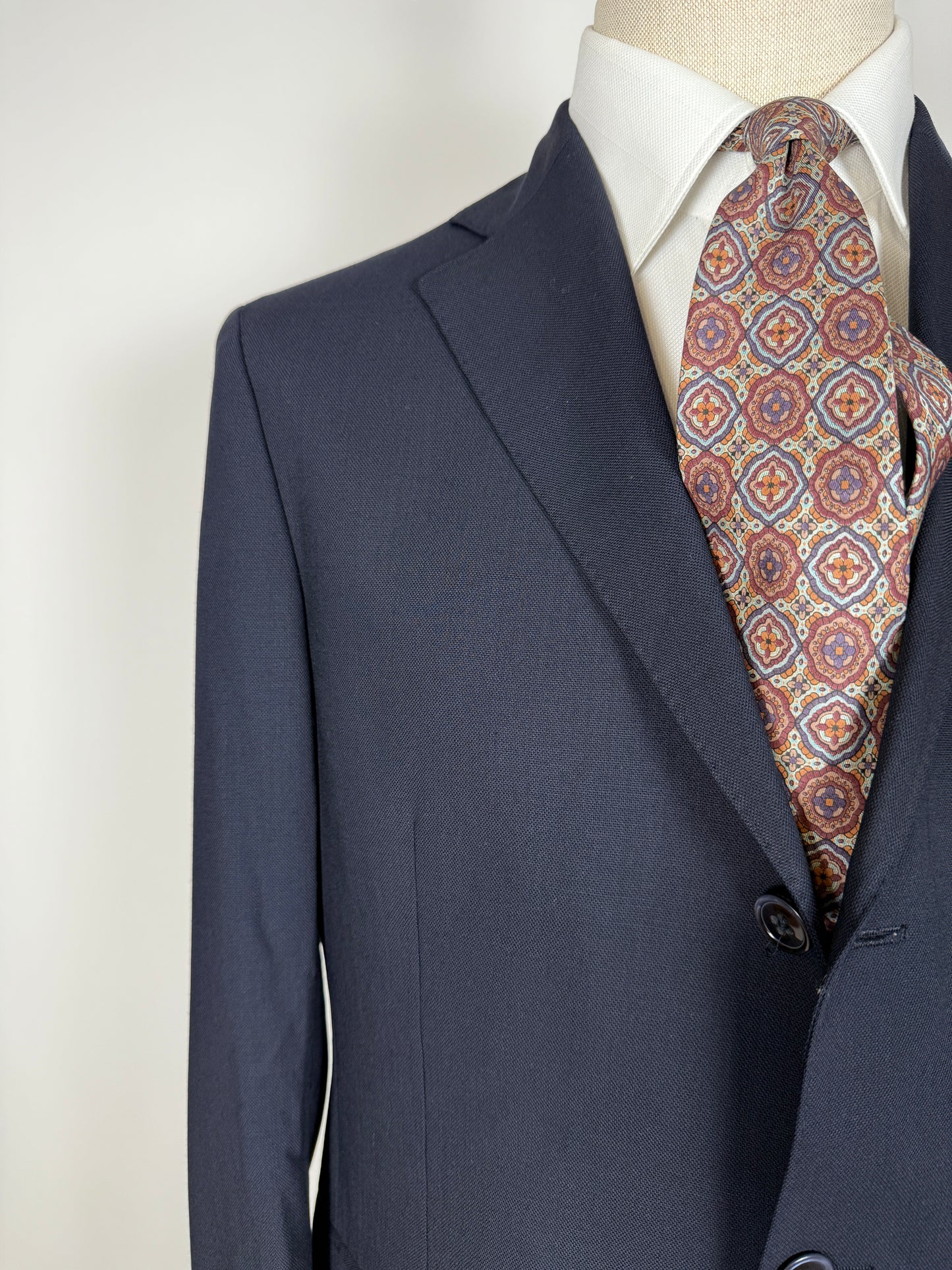 Giacca Lardini blu in hopsack - tg. 50