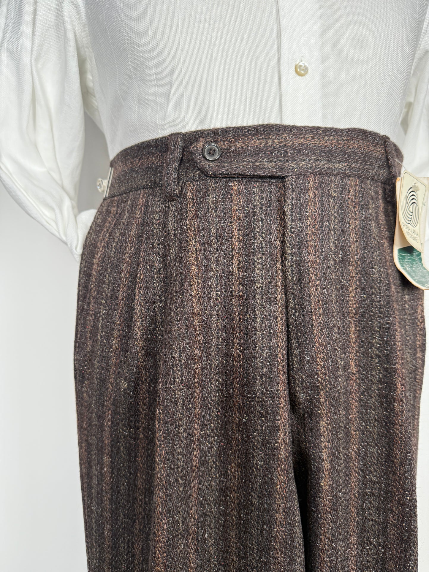 Pantaloni in tweed anni ‘70/‘80 (NOS) - tg. 46