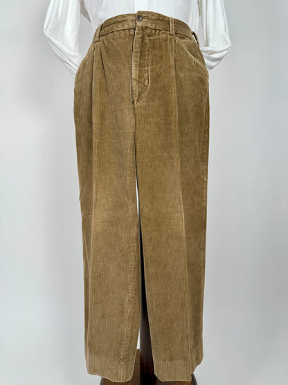 Pantaloni Burberrys velluto a coste beige - tg. 48/50