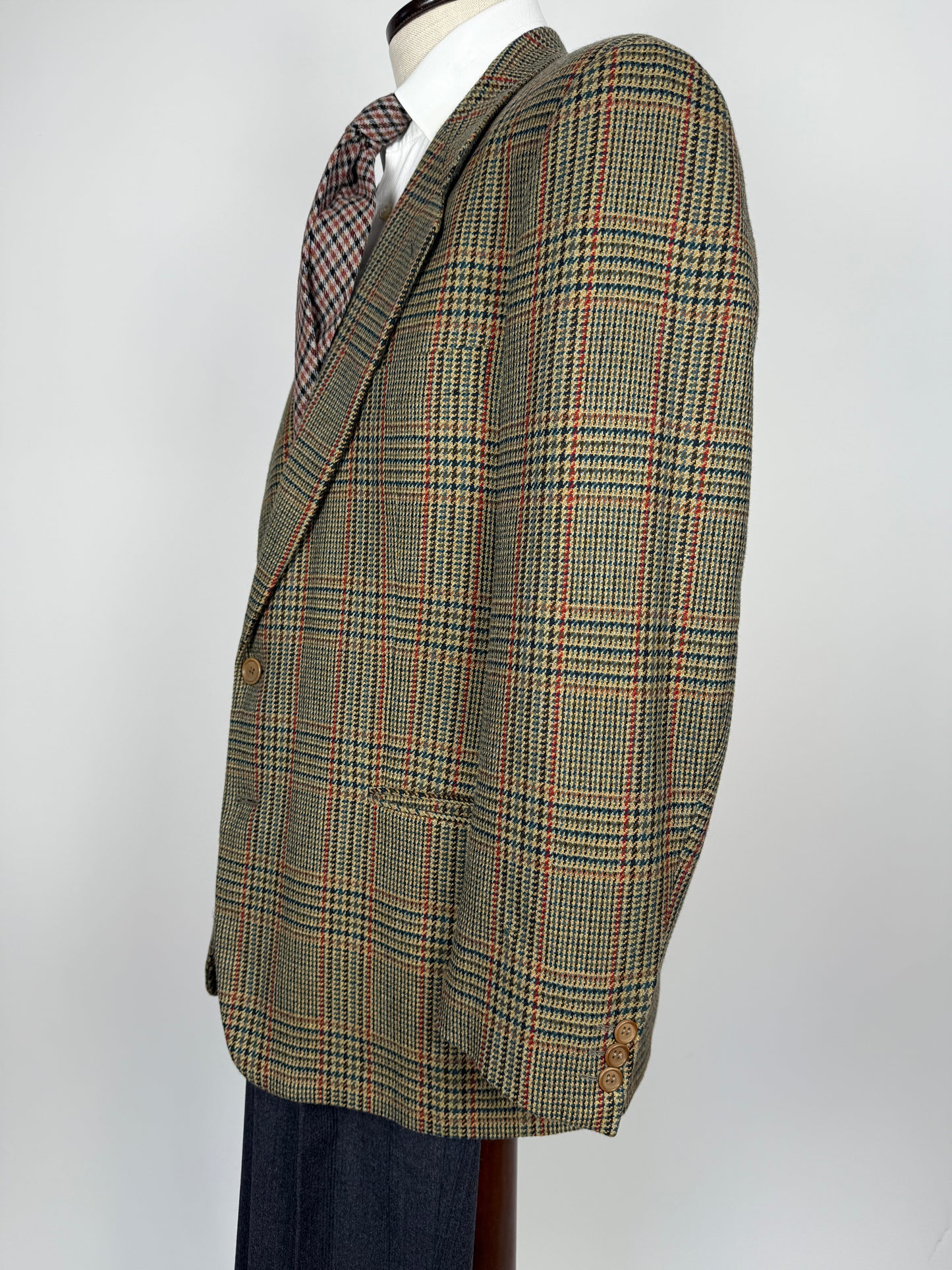 Giacca Hilton anni ‘80 principe di Galles lana e cashmere  - tg. 52