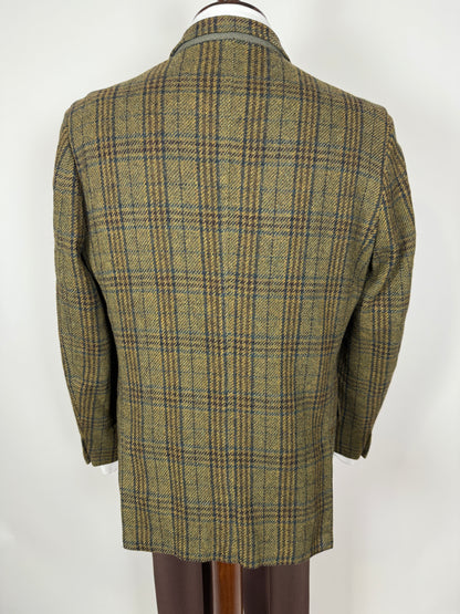 Giacca americana in tweed verde anni ‘60 - tg. 48/50