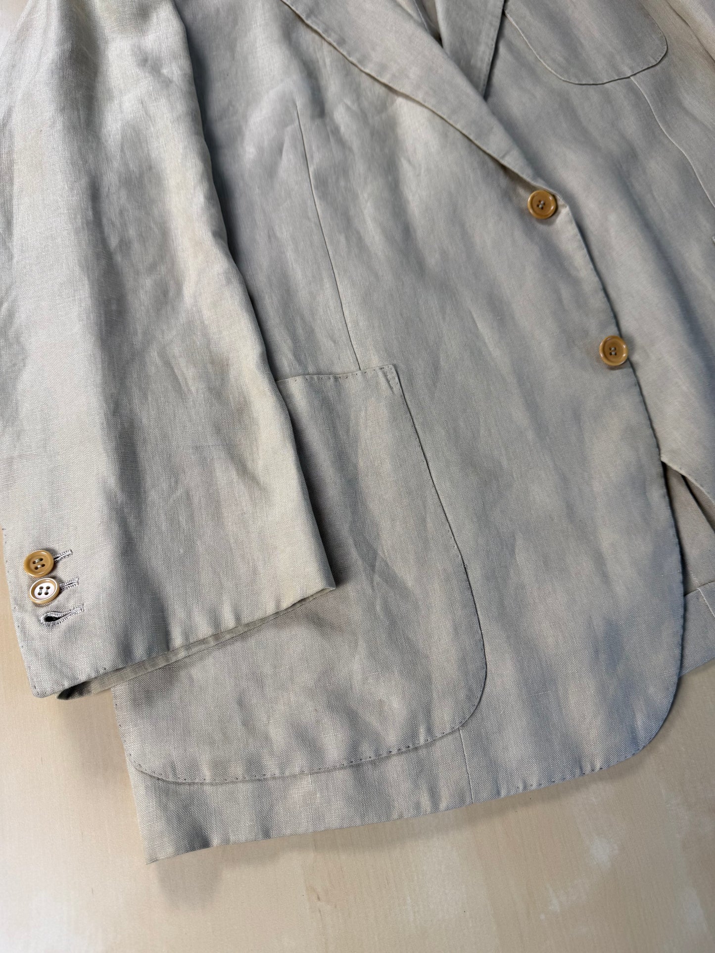 Completo sartoriale A. Graneri lino beige - tg. 60/62