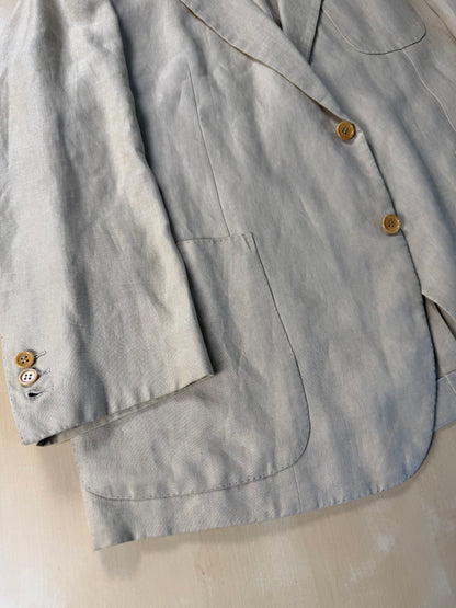 Completo sartoriale A. Graneri lino beige - tg. 60/62