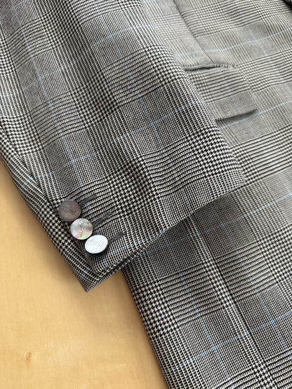 Giacca Yves Saint Laurent anni ‘90 principe di Galles bottoni madreperla - tg. 50