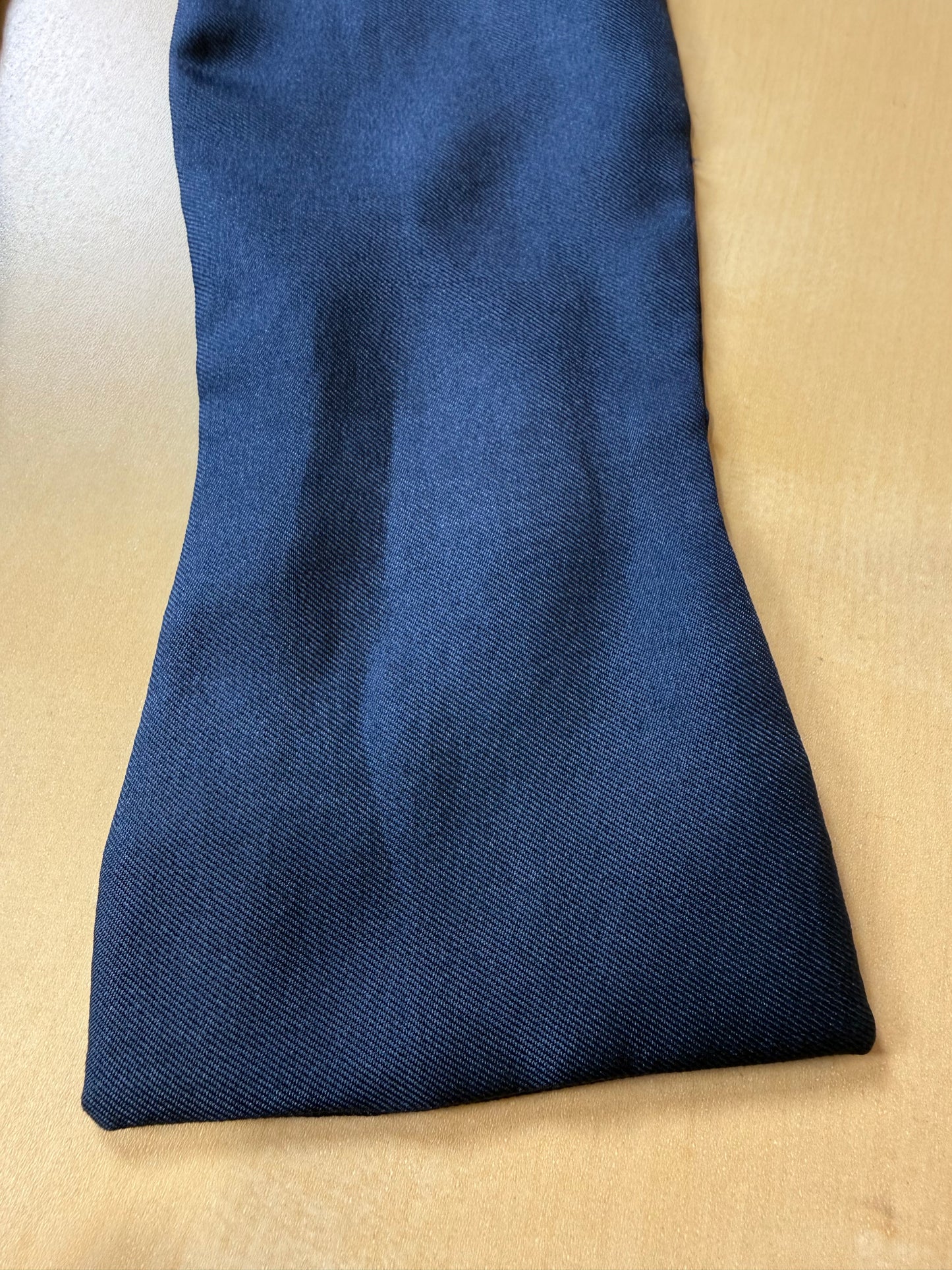 Papillon blu navy tinta unita