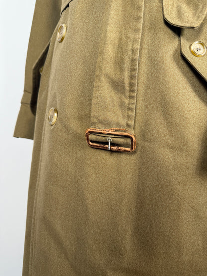 Trench Burberrys anni ‘80 doppiopetto cotone senape  - tg. 48/50