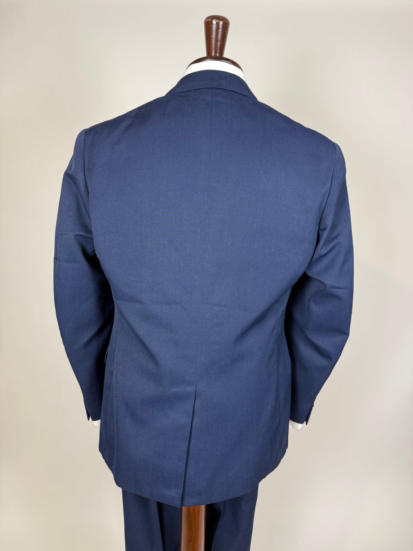 Completo anni ‘60 twill pettinato blu - tg. 48/50