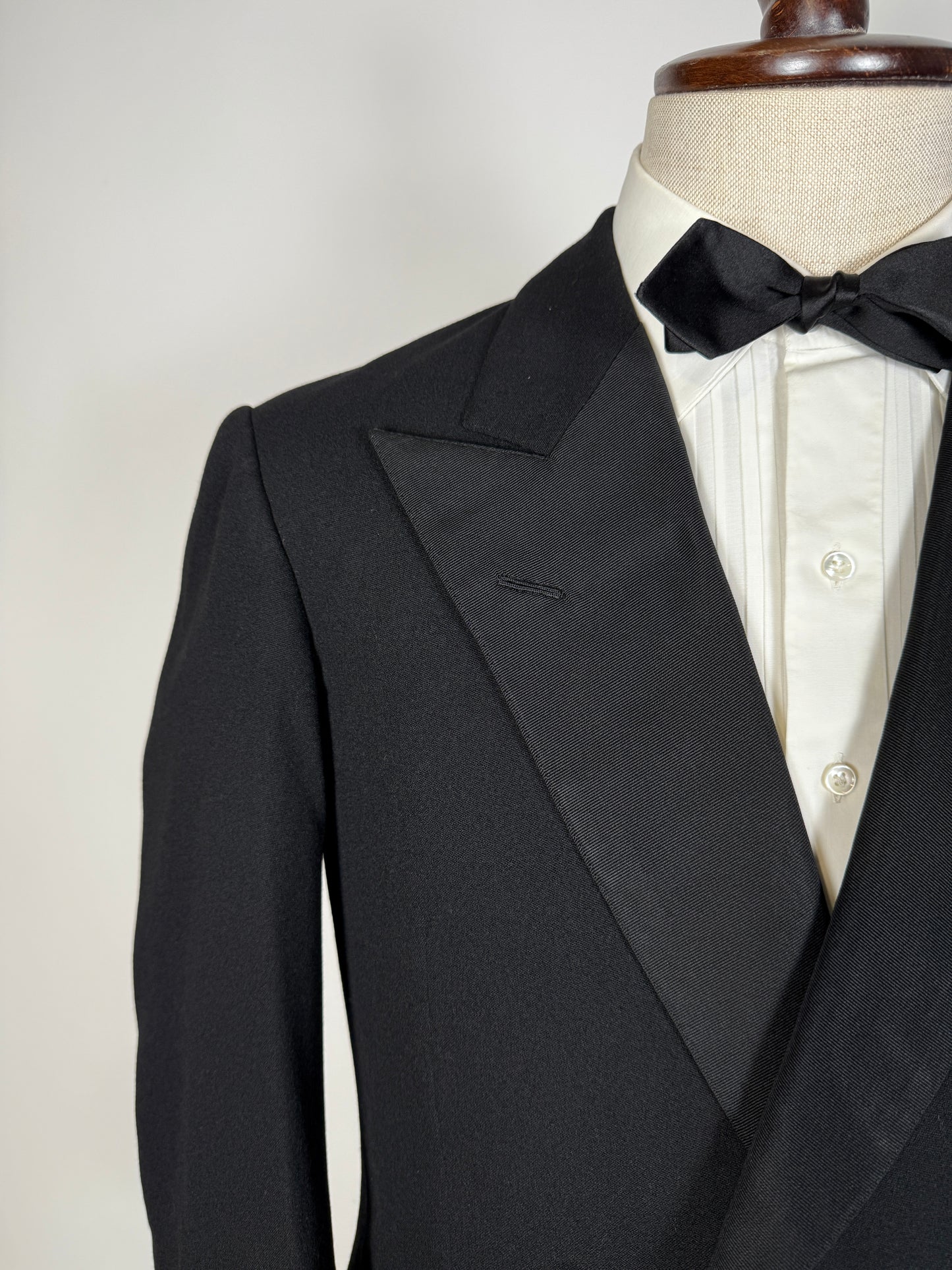 Smoking doppiopetto sartoriale anni ‘50 - tg. 46/48 (pantaloni 44)