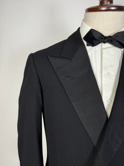 Smoking doppiopetto sartoriale anni ‘50 - tg. 46/48 (pantaloni 44)