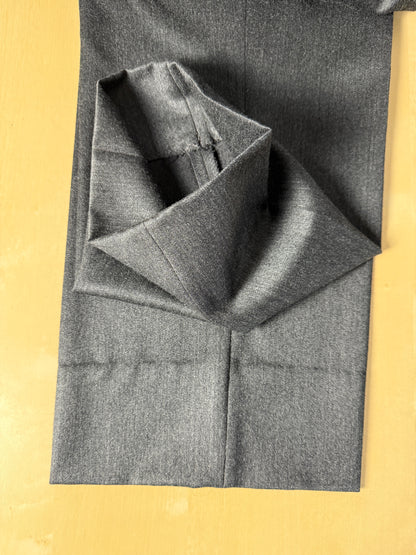 Completo doppiopetto anni ‘80 flanella antracite - tg. 52