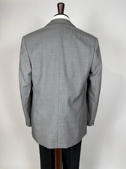 Giacca sartoriale anni '70 in grisaglia pettinata - tg. 50