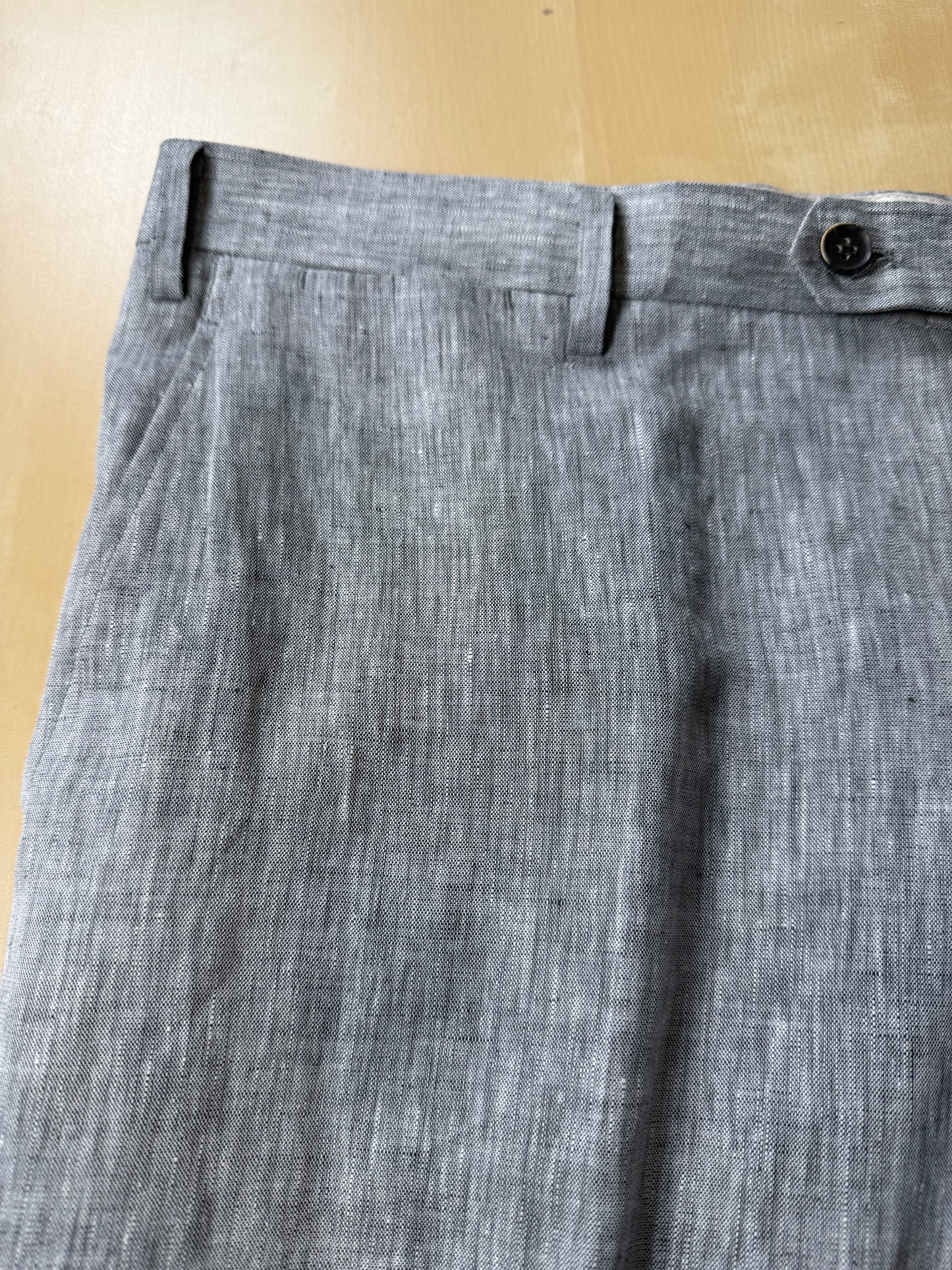 Completo in lino grigio chiaro (nuovo) - tg. 54/56