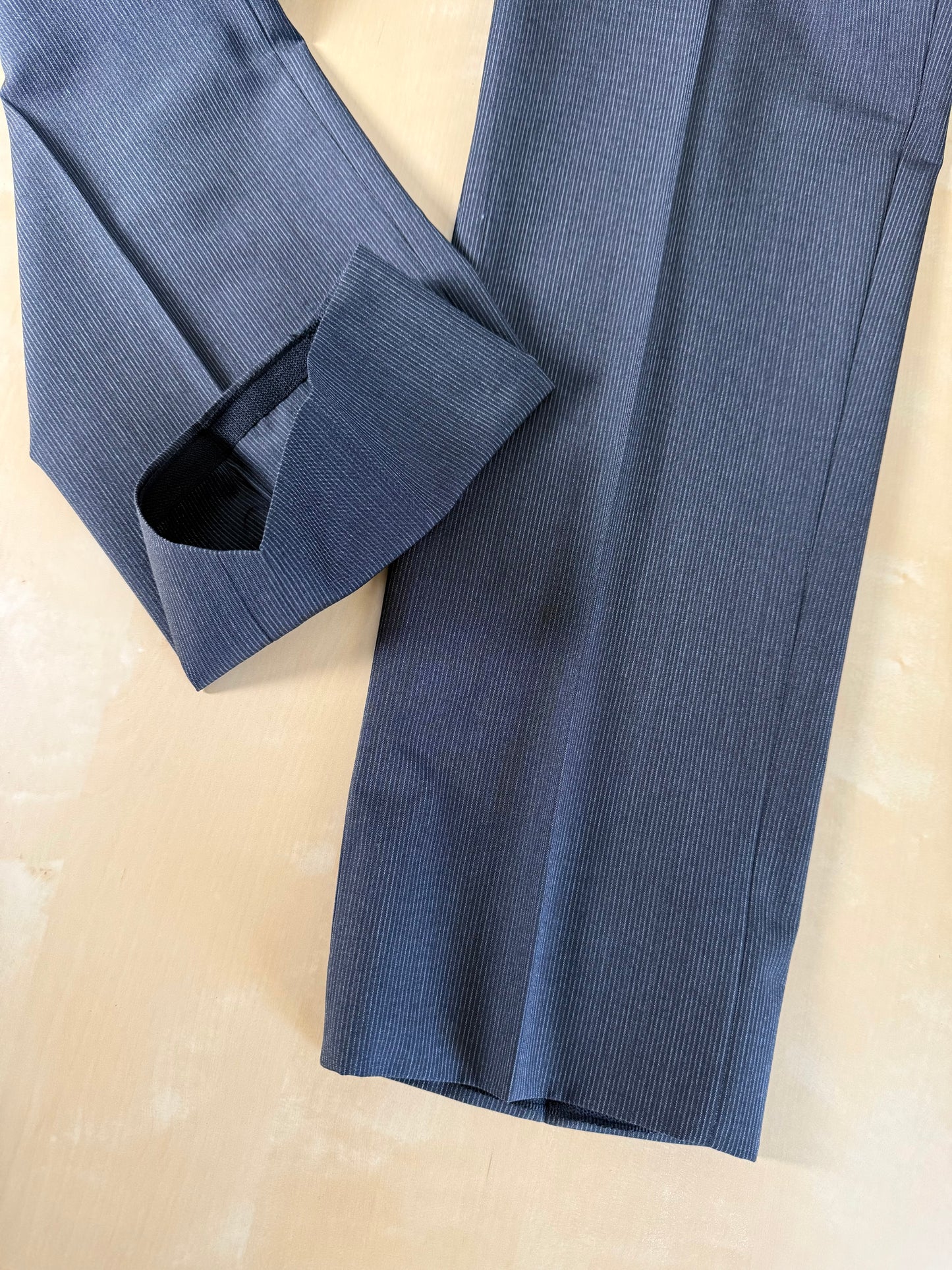 Completo Corneliani lana e seta antracite gessato - tg. 50/52