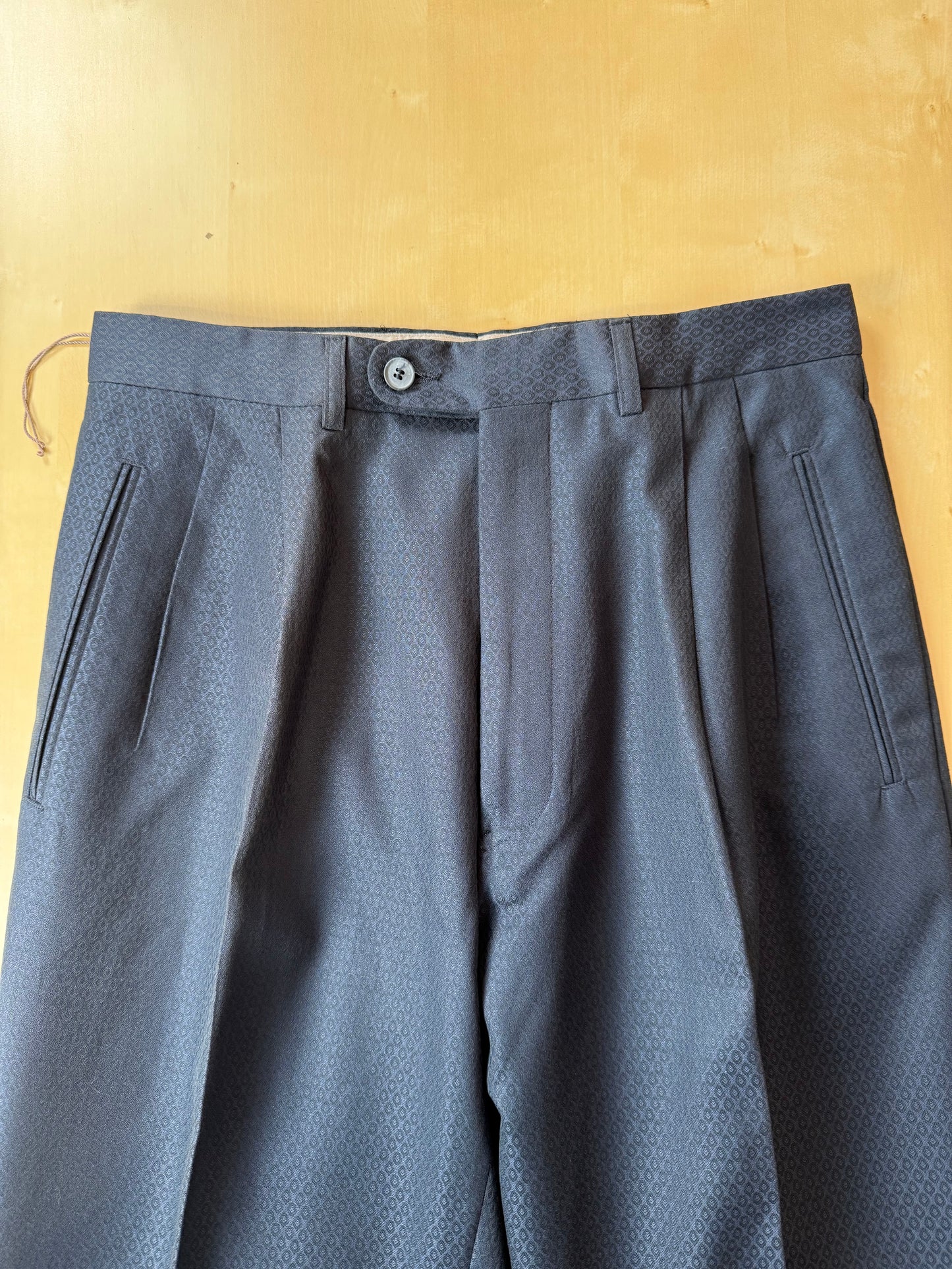 Pantaloni cotone fantasia jacquard anni '80 (NOS) - tg. 44/46