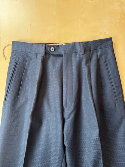 Pantaloni cotone fantasia jacquard anni '80 (NOS) - tg. 44/46