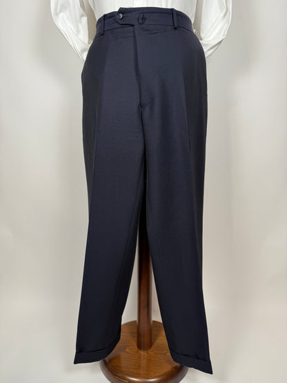 Completo blu tessuto Ermenegildo Zegna lana e mohair - tg. 56