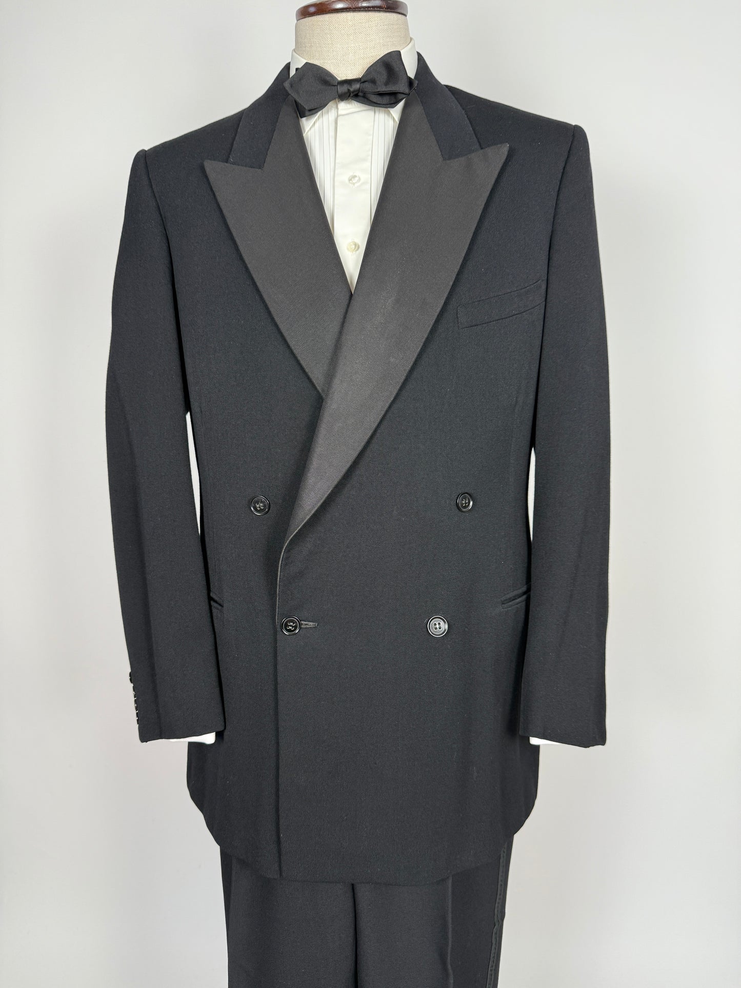 Smoking doppiopetto Burton anni ‘50 - tg. 54, pantaloni 58