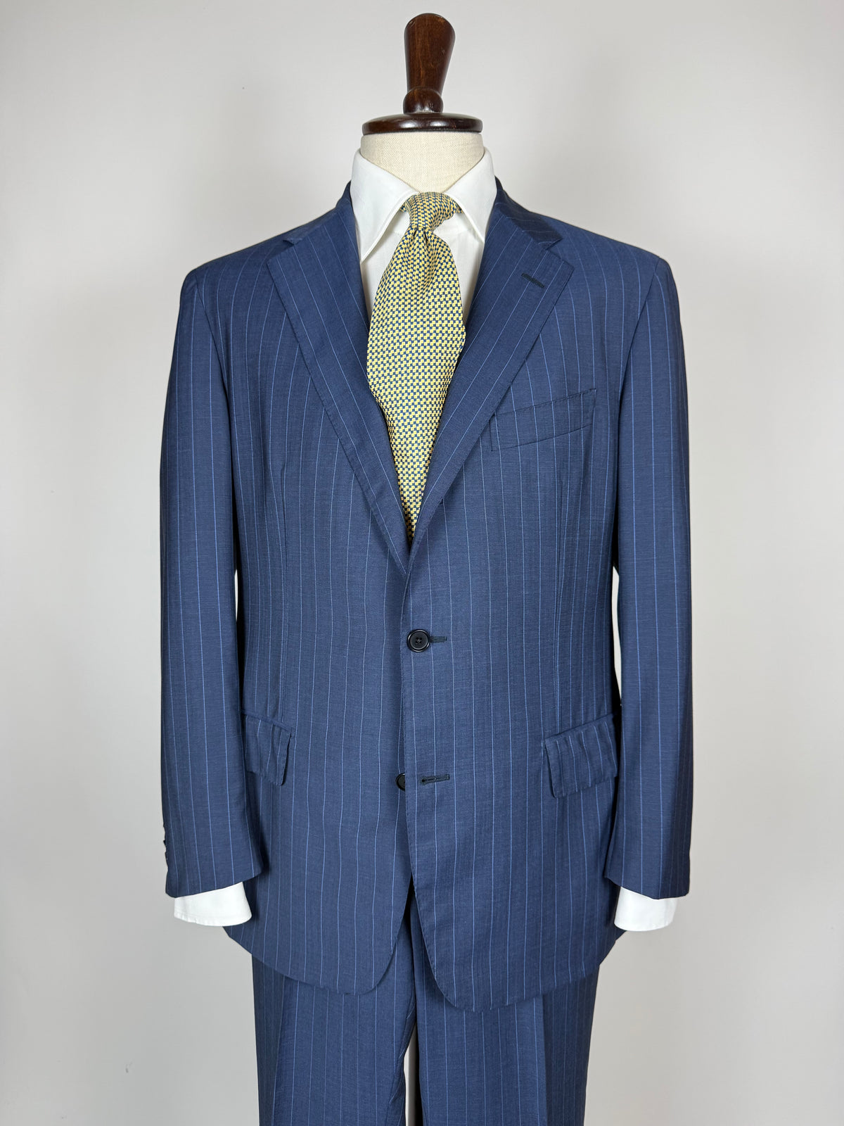 Completo Caruso tessuto Loro Piana lana mohair e seta - tg. 50