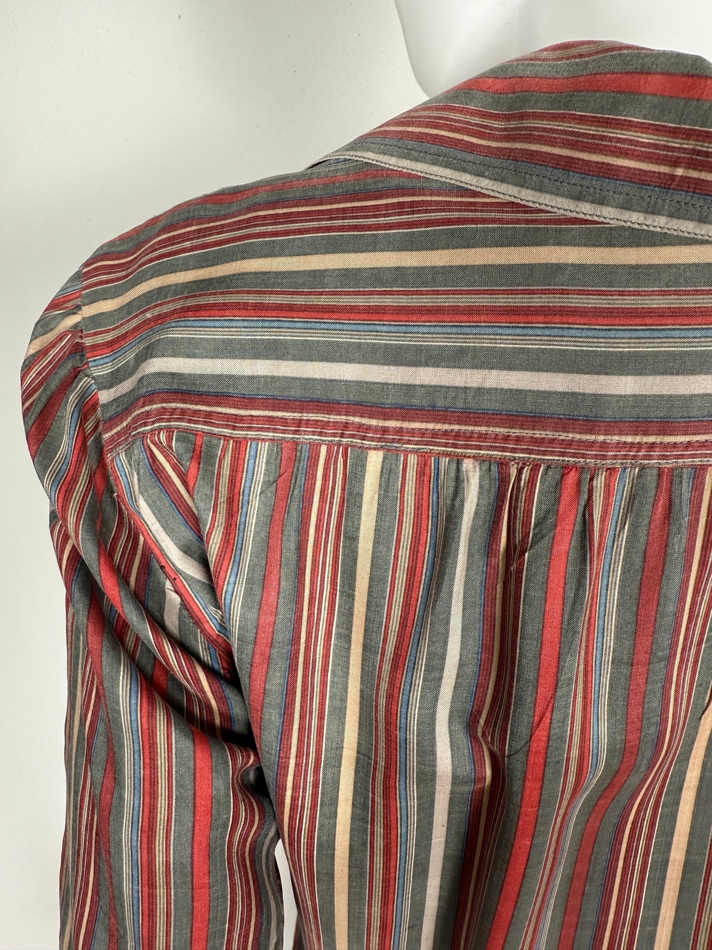 Abito chemisier in seta Saint Laurent Rive Gauche anni ‘70/‘80 - tg. M/L